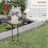24"H Frog with Flower Garden Statue