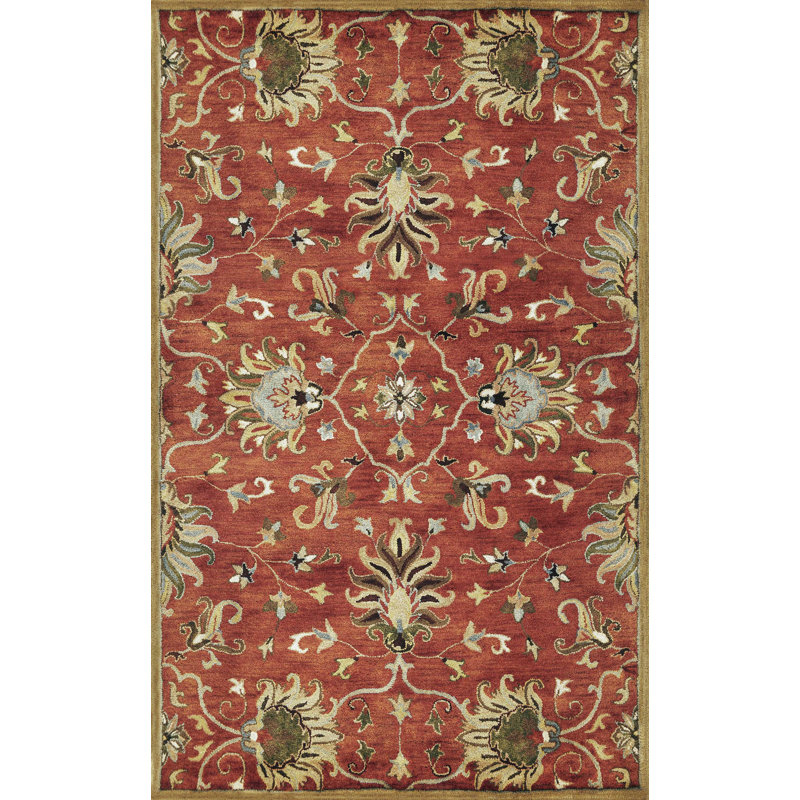 Una Wool Floral Indoor Rug