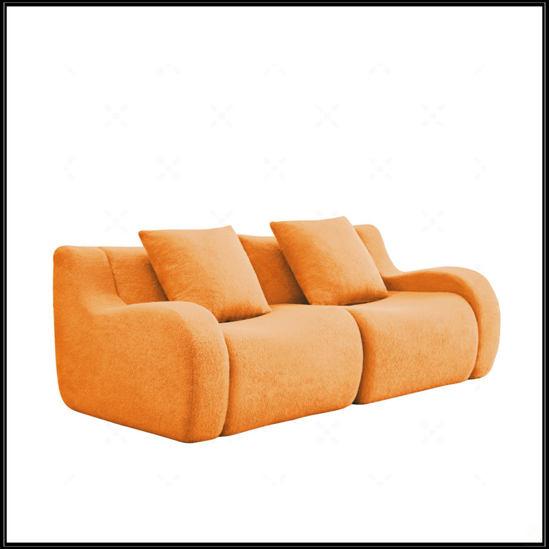 Canapé Soft Teddy, Orange