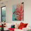 Red Coral 1 Piece Wrapped Canvas Painting-19120258