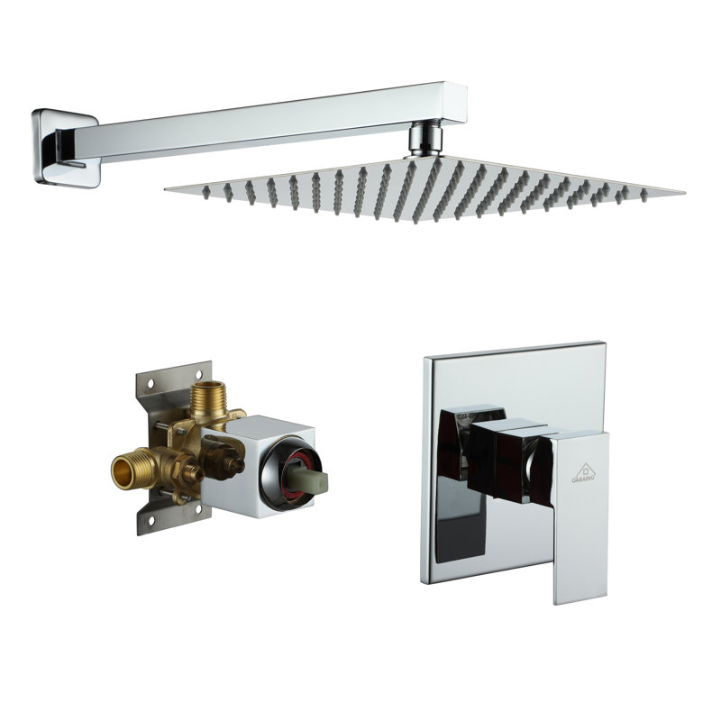 All-In-One Kit with Rough in-Valve, Chrome