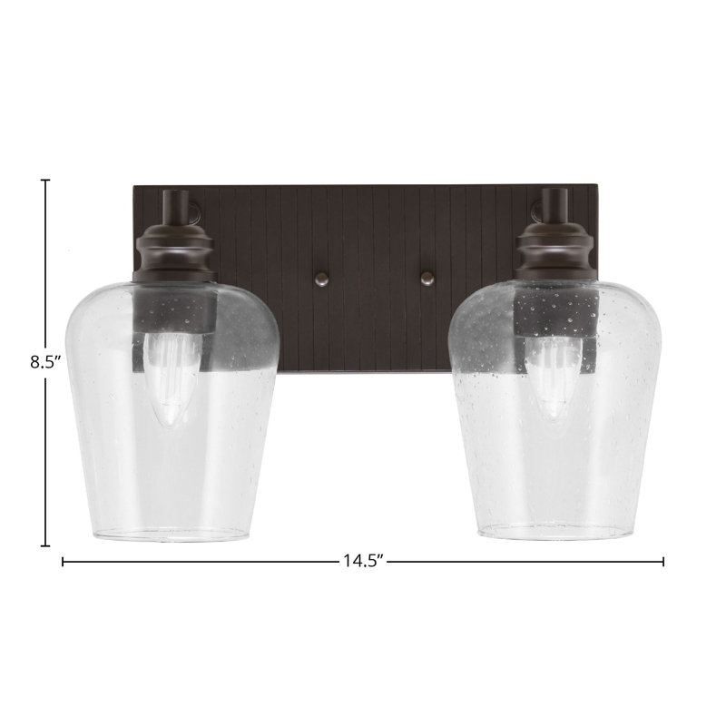 Éclairage pour meuble-lavabo 2 lumières Astaire, Espresso