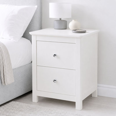 45cm W Manufactured Wood Bedside Table