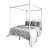 Zelai Metal Canopy Bed-761839249-761839248