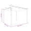 Amay 3m x 3m Metal Party Tent-269114072