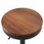 Tabouret de bar pivotant en bois massif l 15,2 po Jaina -1447778122-1447778123