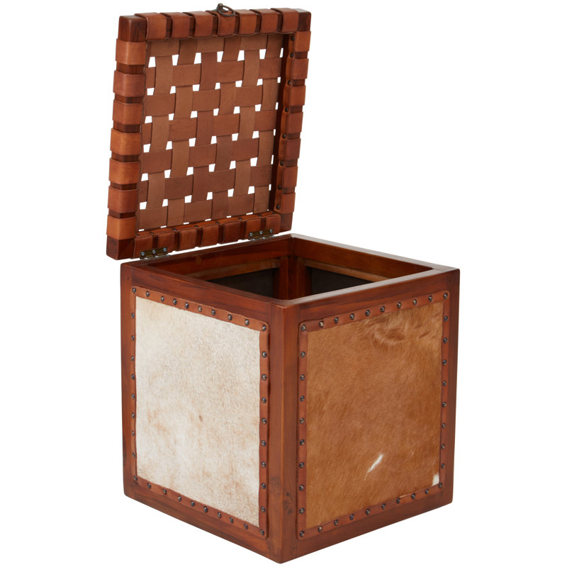Delarosa Solid Wood Accent Stool