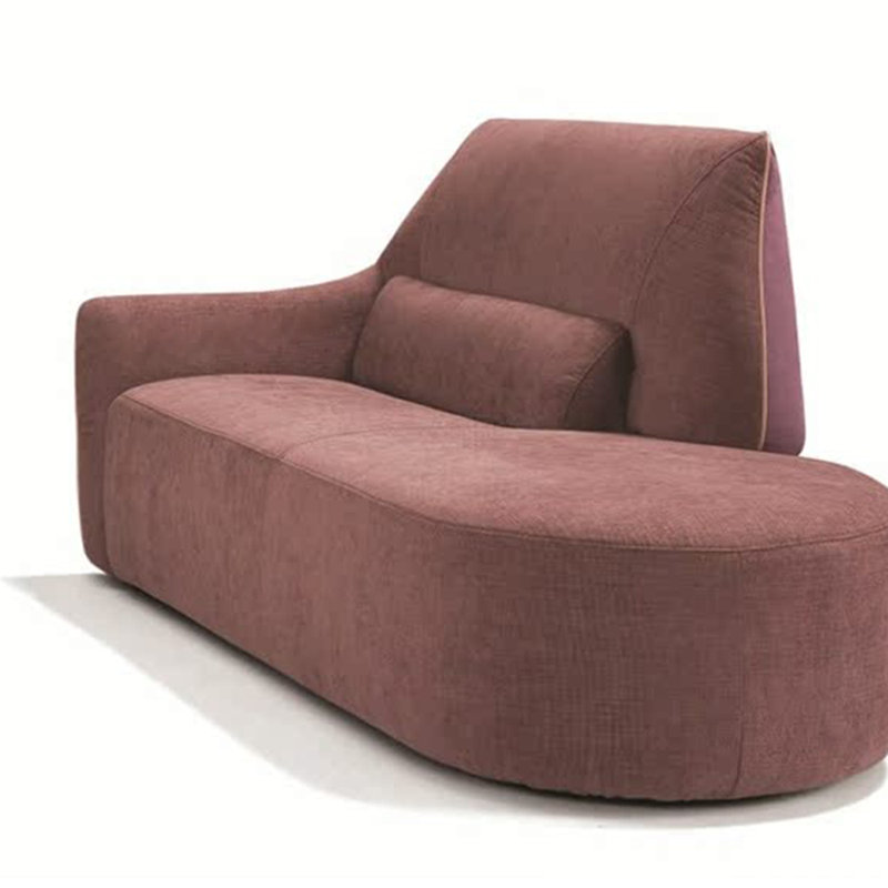 Chaise longue élégante et moderne, Orienté à gauche (vu de face)