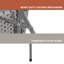 Table carrée 36 po