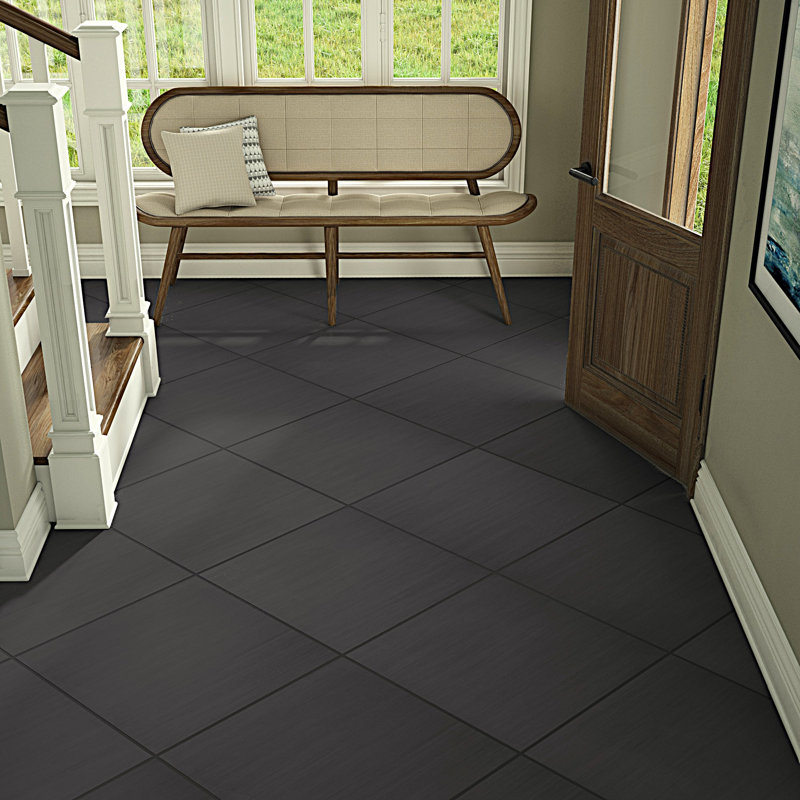 Refinery 24'' W x 24'' L Porcelain Singular Tile, Nighttime