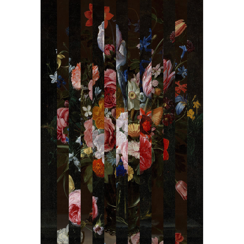Masked Flemish Bouquet I by Jacob Green - Painting Print, 76 cm H x 51 cm W, Wrapped Canvas