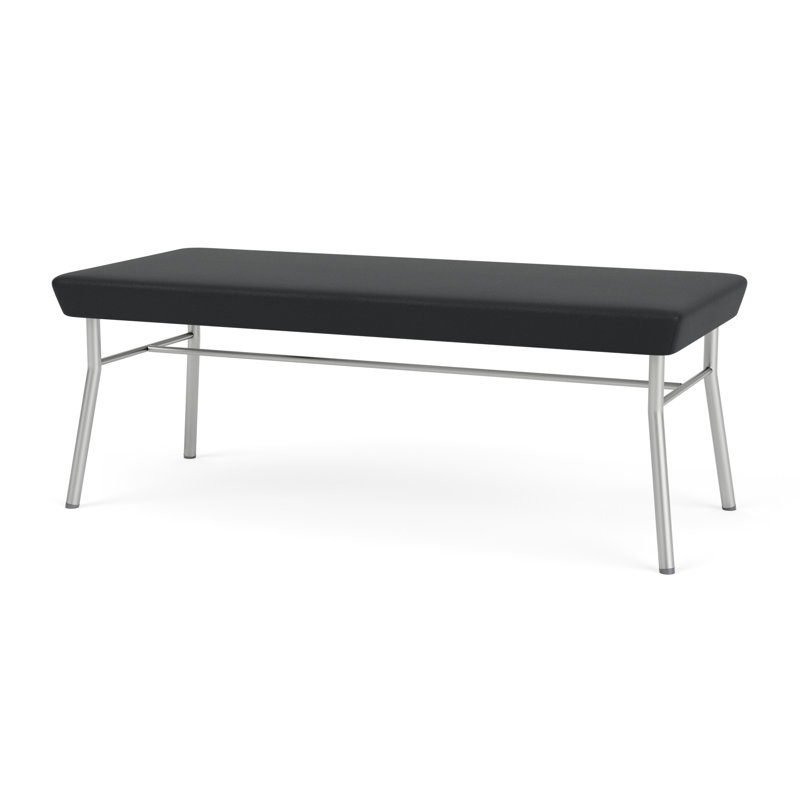 Banc en métal 2 places Chat, Argent, Modena graphite