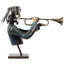 Sculpture de mixed media the trumpeter