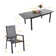 Alyah Rectangular 8 - Person 83.8" Long Aluminum Dining Set