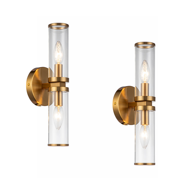 Hetty Modern 2-Light Wall Lamp Pack of 2
