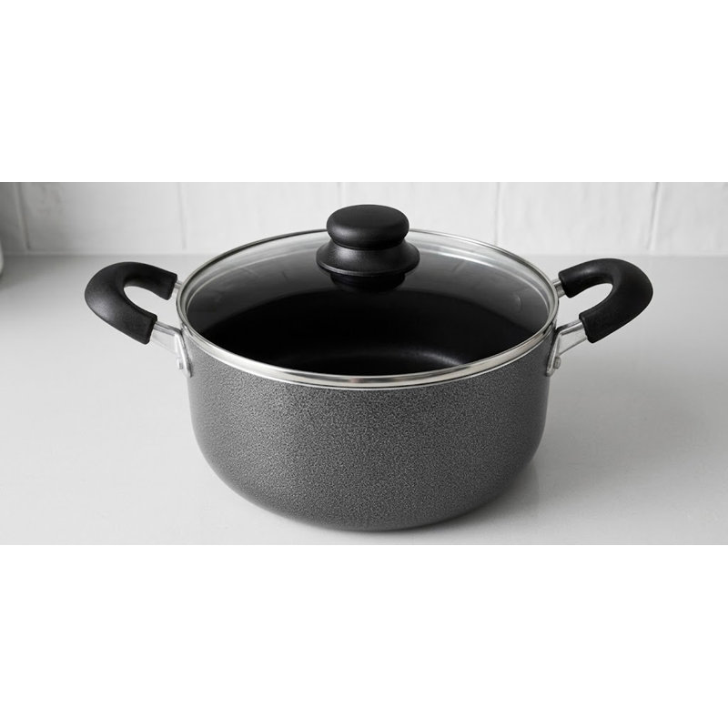 2.5 Qt Non-Stick Aluminum Stock Pot, 2.5 Qt