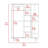 Bar Cart, Two External Shelves, Four Casters, Six Built-In Wine Rack, Single Door Cabinet-129164861-129164868