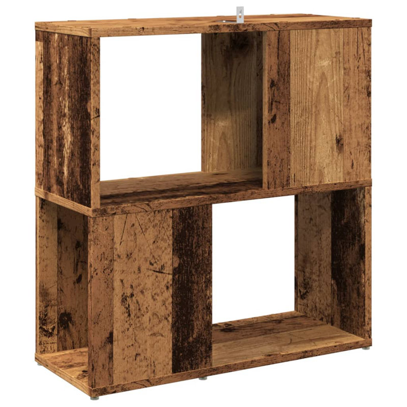 Anareli Book Cabinet Bookcase, Black, (2 Shelves) 24.8"H x 39.4"L x 9.4"W