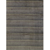 Hand-Knotted High-Quality Black Area Rug