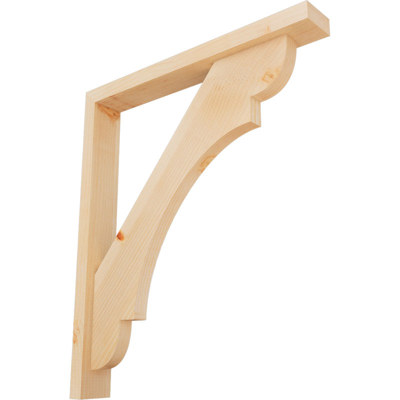 Support de bloc olympique avec entretoise décalée, 30 x 26, Sapin Douglas de l 3 1/2 (lisse)
