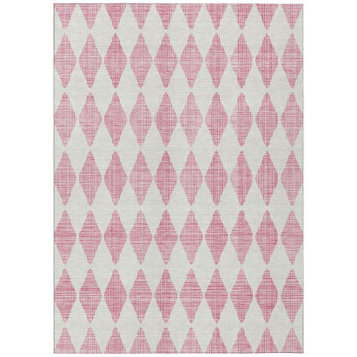 Loreen Washable Geometric Indoor / Outdoor Rug