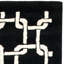 Tapis noir / blanc à motif géométrique Bamba-20971162