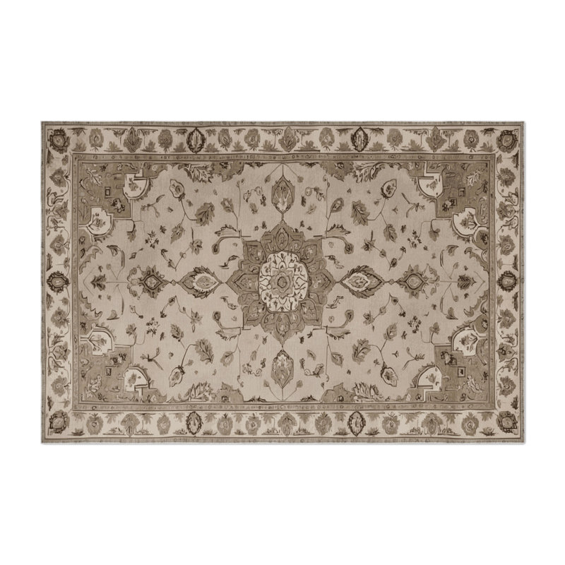 Tapis intérieur et extérieur Tabriz, Rectangulaire 3 pi x 5 pi