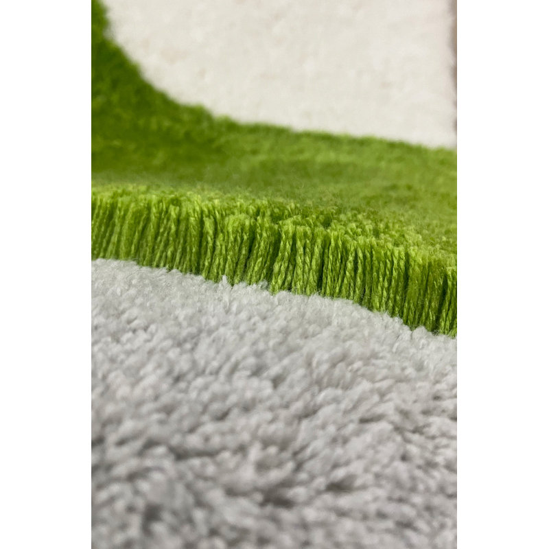 Luxury Handmade Acrylic Bathmat, Antibacterial, 27.6 x 47.2 inches | 100% Acrylic, Pile Height: 0.7-1.2 inches | Machine Washable at 30°C, Soft & Durable | Perfect for Elegant Bathrooms & Spa-Like Experience