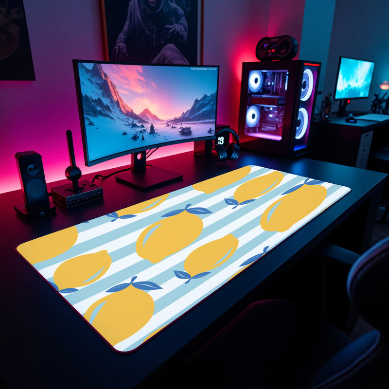 Polyester Desk Pad, 31.5x15.5