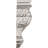 Endurathane Hillsborough Corbel, 5 3/8"W x 2 1/2"D x 7 3/4"H, Factory Primed