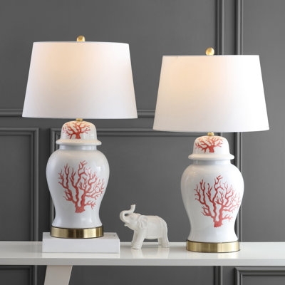 Ensemble de lampes de table blanches 30,5 "Lake City