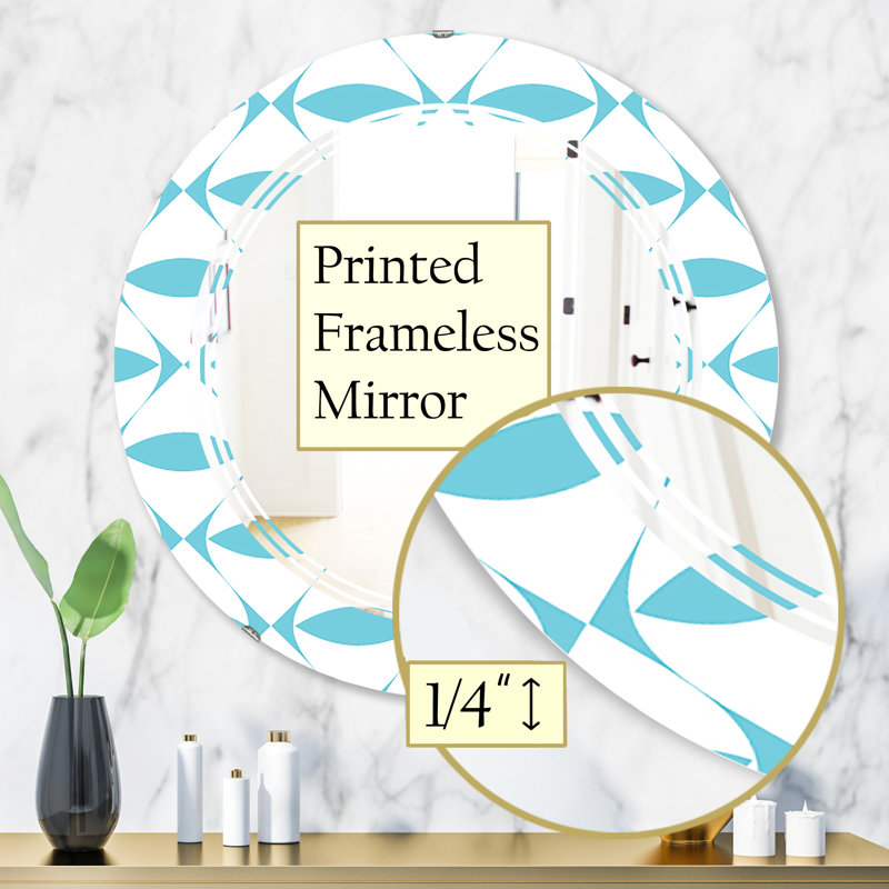 Miroir mural Triple C Abstract Design III, 31,5 po x 31,5 po