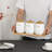 Set Of 3 Ceramic Canisters Set For Sugar Coffee Tea With Handle Tray, Luxurious Storage Containers Sets With Lids Decorative Storage Pots Black Ceramic Storage Jar For Kitchen Dining Room-5384145