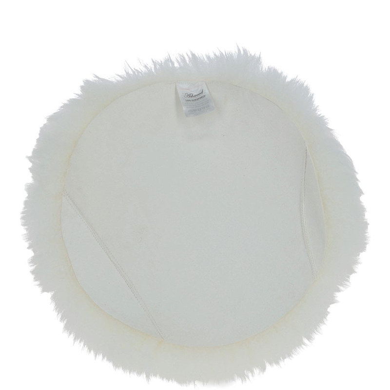 Sheepskin Seat Pad Wolf Tip, Ivory
