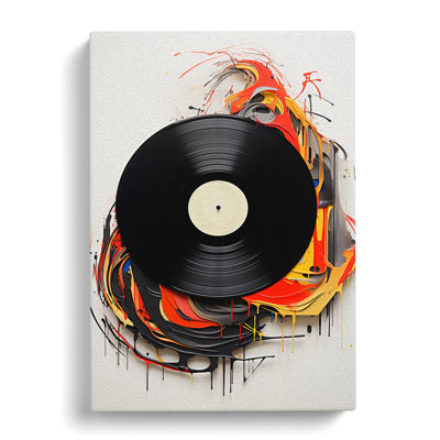 Vinyl Record Contemporary - No Frame Print