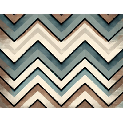 Housse de couette à chevrons