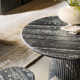 Foundry Select Faux Travertine Bistro Table Tithi Concrete Patio Table for Indoor and Outdoor Use