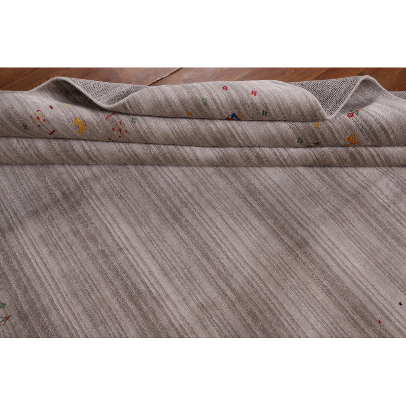 Tapis oriental rayé Gabbeh
