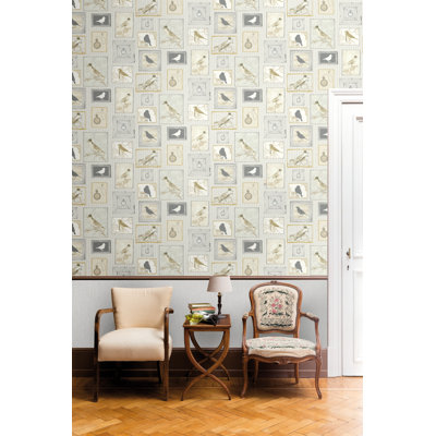Hagen Birds 10m x 53cm Wallpaper Roll