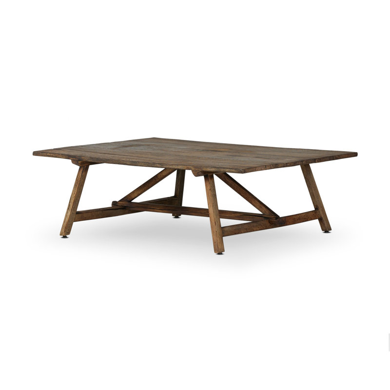Table basse simple en bois massif Gerbina