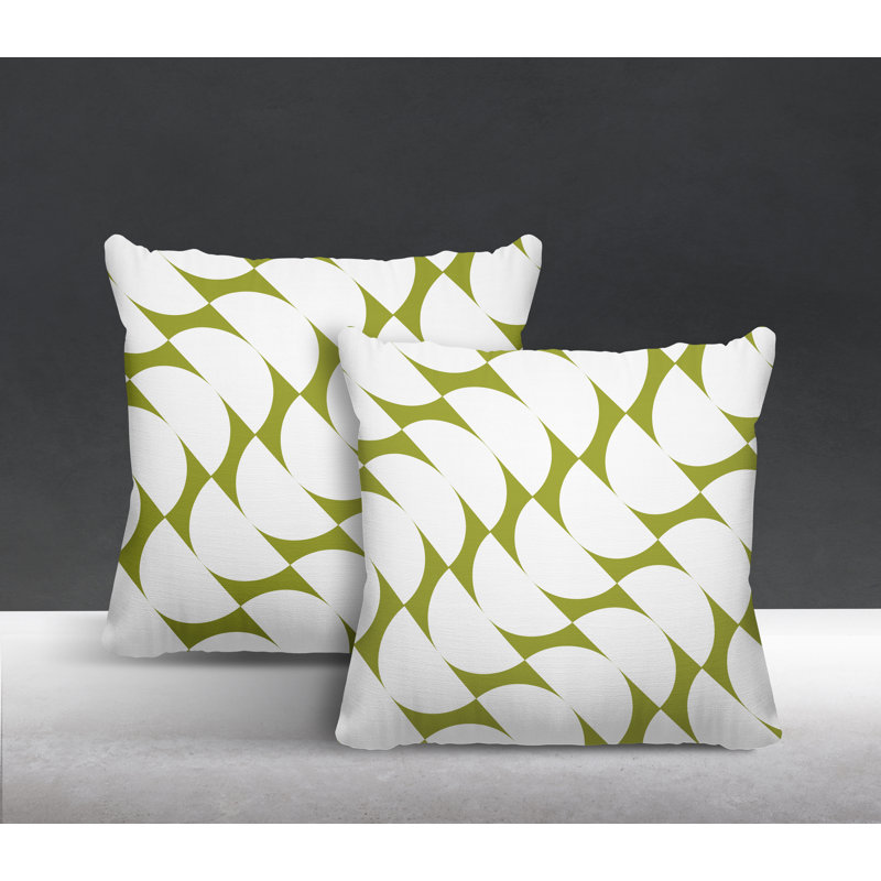 Coussin Piers, L 19 po x H 19 po, Chartreuse