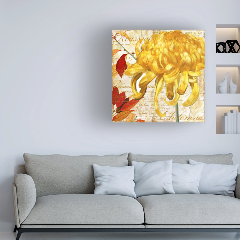 Art sur toile Sasha Chrysanthèmes II_ALI73153, H 14 po x l 14 po