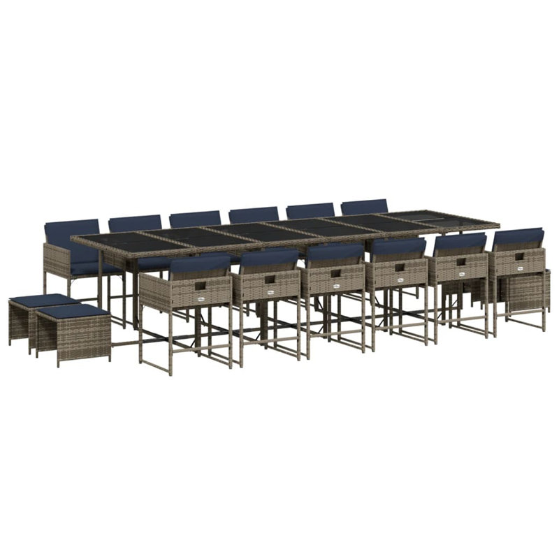  Ensemble de 16 chaises de patio