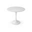 Table d'appoint piédestal MELODY, marbre blanc