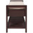 Alexandria Wood Storage Bench, Shoe Rack with Cushioned Seat and Drawers, Multipurpose Entryway Storage Bench-1395311647