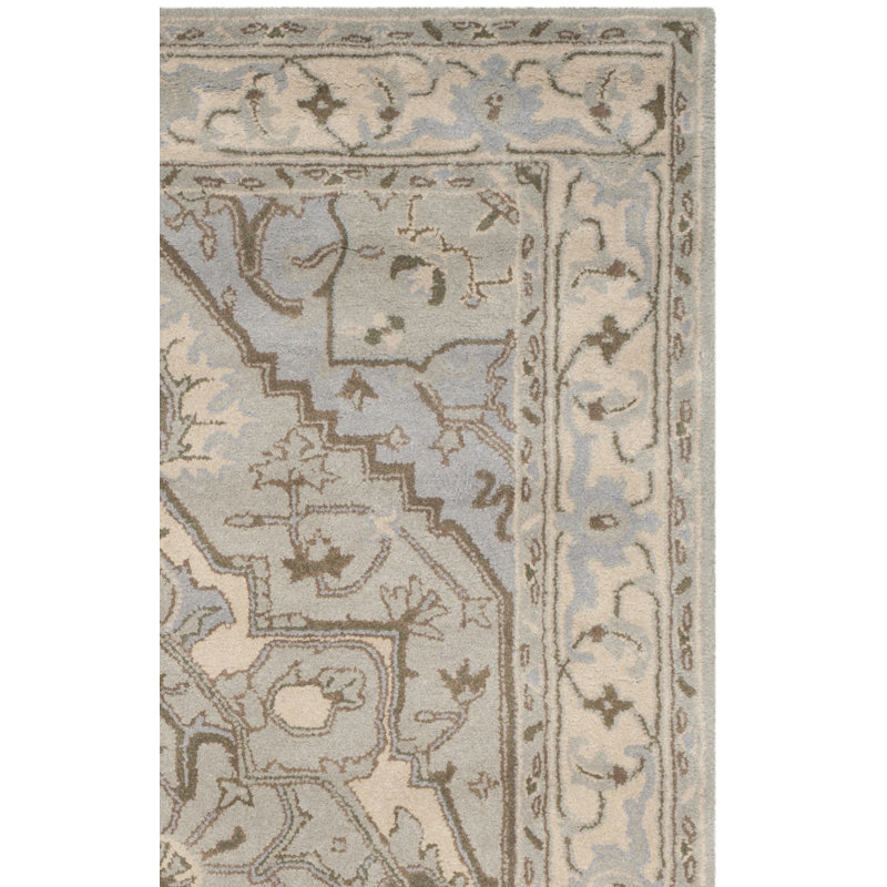 Anotida Hand Tufted Wool Oriental Rug, Rectangle 2'3" x 4'