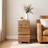 23.62" W Solid Wood 3-Drawer End Table, Rustic Narrow  Side Table With Storage  For Living Room