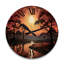 Horloge murale en bois massif Prestynne-1350349954
