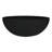 Veyra Matte Black Solid Surface Round Vessel Sink-117625962