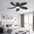 42 Inch Modern Indoor Low Profile Ceiling Fans With Lights And Remote/App-1141612509